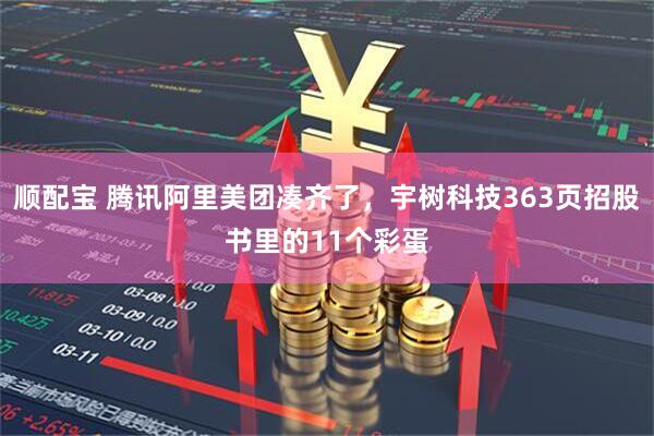 顺配宝 腾讯阿里美团凑齐了，宇树科技363页招股书里的11个彩蛋