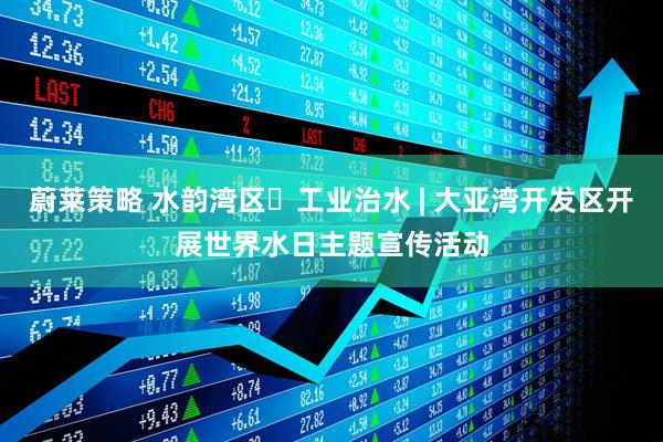 蔚莱策略 水韵湾区・工业治水 | 大亚湾开发区开展世界水日主题宣传活动