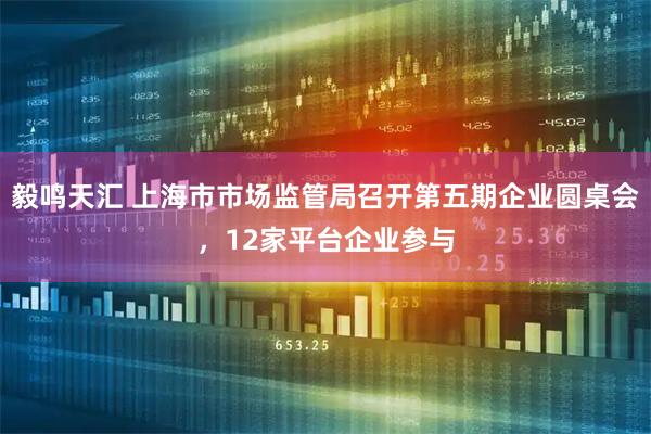 毅鸣天汇 上海市市场监管局召开第五期企业圆桌会，12家平台企业参与