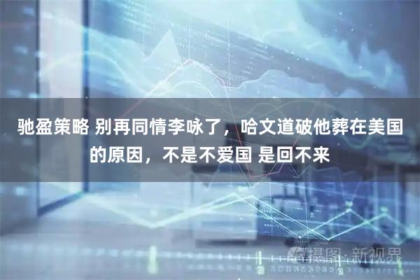 驰盈策略 别再同情李咏了，哈文道破他葬在美国的原因，不是不爱国 是回不来